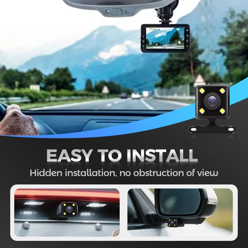 HD Front & Rear Lens Dash Cam